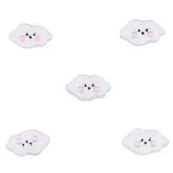 10pcs Cute Cloud Patches DIY Cartoon Patch For Clothing Sticker Children Boy Girl T-shirt Dress Bags Shoes Embroidery Patches