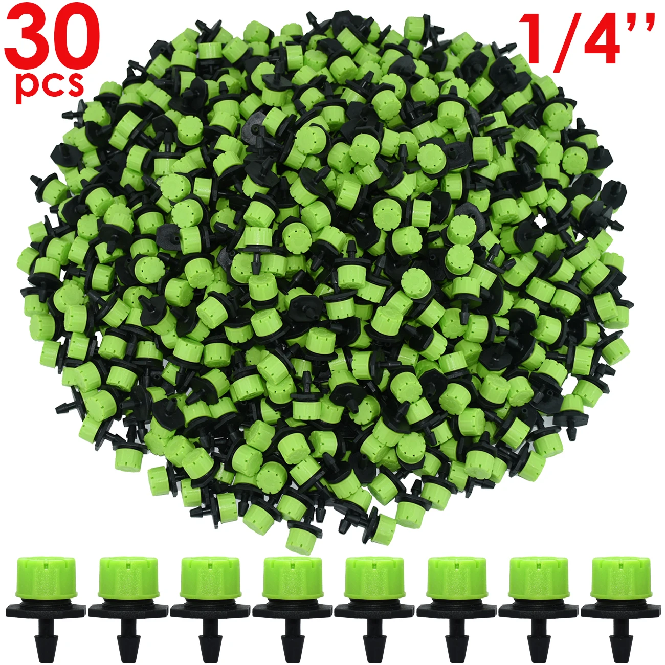 KESLA 30-800PCS Einstellbare Micro 1/4 4/7mm Drip Bewässerung System Bewässerung Sprinkler Düse Emitter Tropf garten Liefert Werkzeug – Detail 7