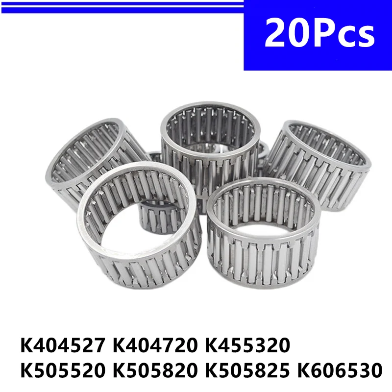 

20pcs K404527 K404720 K455320 K505520 K505820 K505825 K606530 Radial Needle Roller Cage Assemblies Bearing