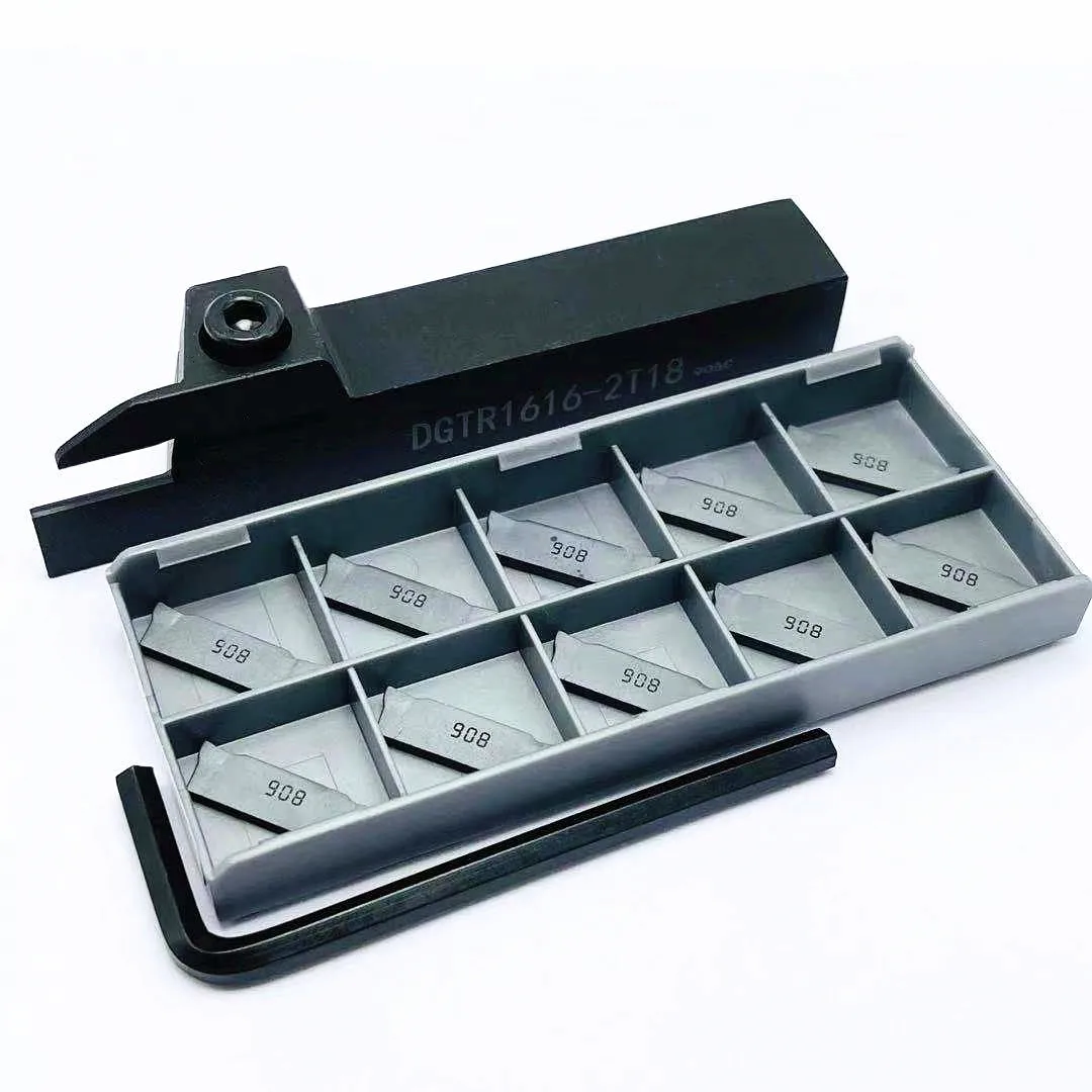 1PCS DGTR1616 DGTR2020-2T18 DGTR2020-3T20 DGTR2525 DGN3003 / DGN2002 용 DGN 그루 빙 인서트 홀더 공구 커터 바