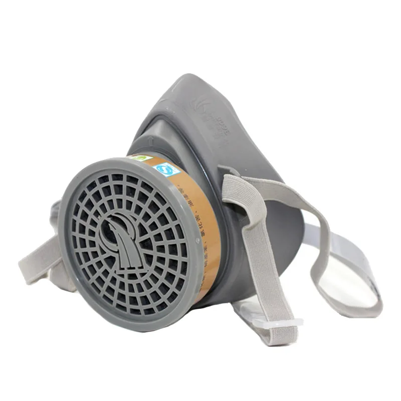 Industrial 3200 Gas Mask Half Face Respirator With Filtering Cartridge For Painting Spraying Chemical Gas Protection