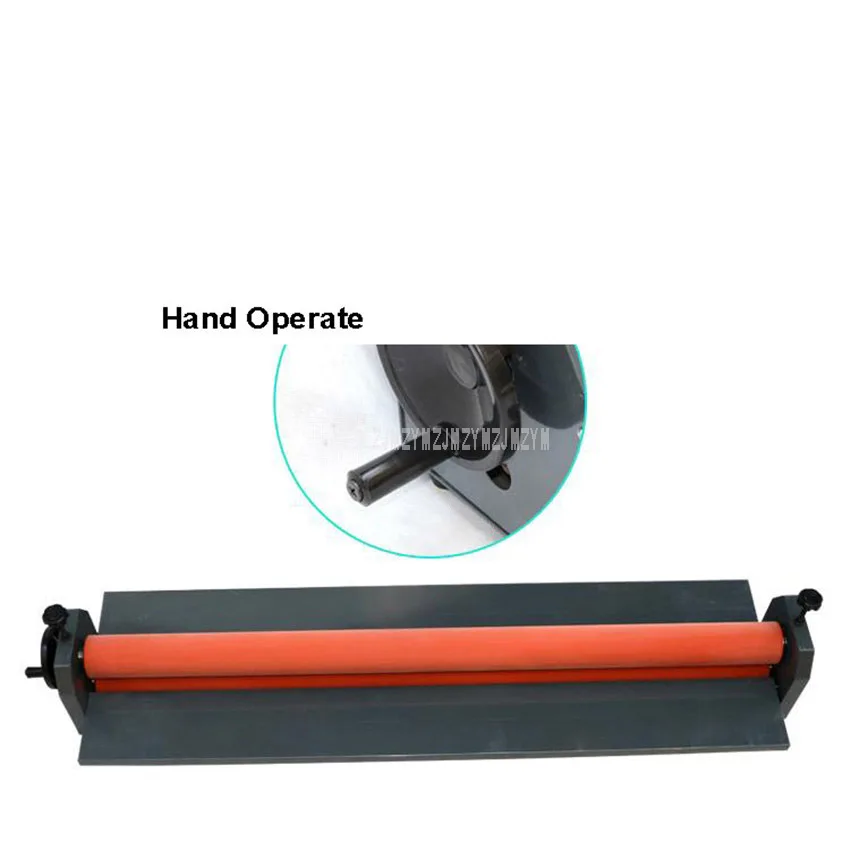 Hand Operate Manual Laminating Machine Cold Roll Laminator Coating Max Width 131cm Thickness 15mm Iron Metal Cold Roll Laminator