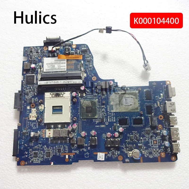 

Hulics Used K000104400 Motherboard For Toshiba Satellite A660 A665 HM55 NWQAA D12 LA-6062P