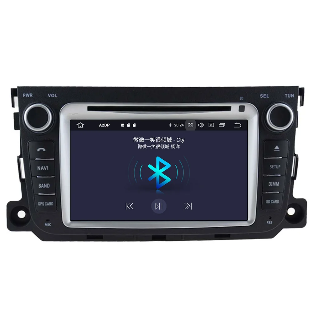 for BENZ SMART 2013  Android10 4+128G Screen Car Multimedia DVD Player GPS Navigation Auto Audio Radio Stereo Head Unit