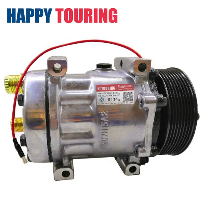 

SANDEN 7H15 SD7H15 U8173 auto car ac compressor for Case CHX 8800-Ford New Holland CR 84448669 504221553 5040809300