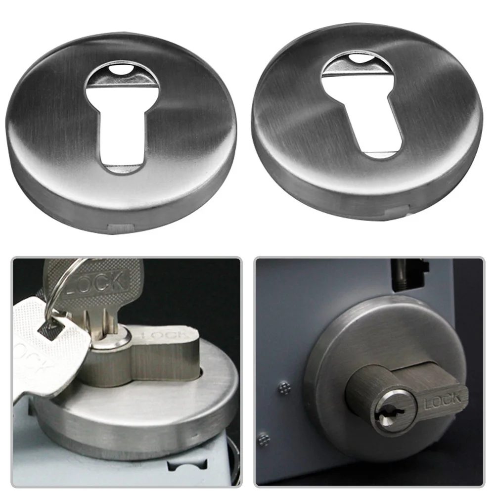 304 Stainless Steel Split Lock Cover Interior Door Lock Cylinder Accessories Decorative Cover