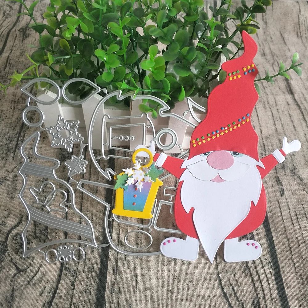 

New Christmas Santa Claus metal cutting mold, used for DIY scrapbooks, cards, photo album decorations, handmade crafts