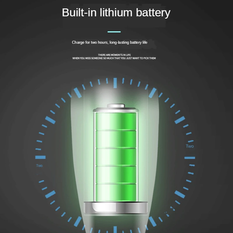 6 in 1 Electric Hair Clipper profession Digital Hair Trimmer beard Rechargeable For men Haircut Shaving Barber Shop Rechargeable