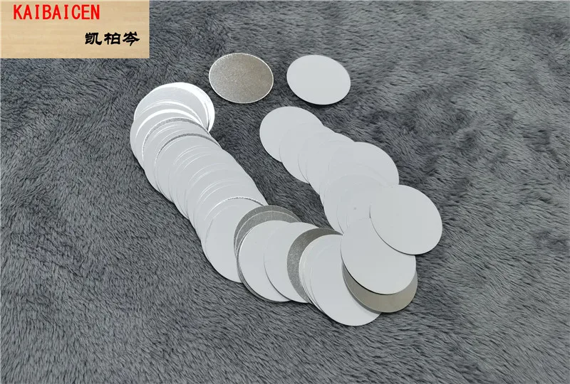 500pcs/lot Blank Sublimation Metal Plates For DIY Printing Sublimation Ink Transfer Single side Print Diameter 38MM