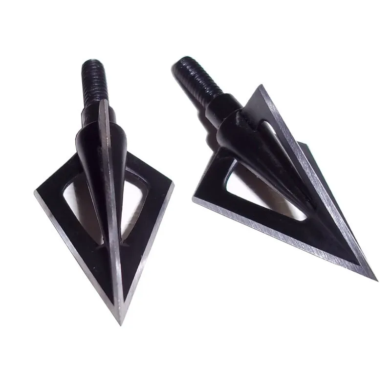 3/6/12pcs 100Gr Archery Blade Arrowhead Stainless Steel Broadhead 3 Blades Target Point Tips Hunting Arrow Accessory