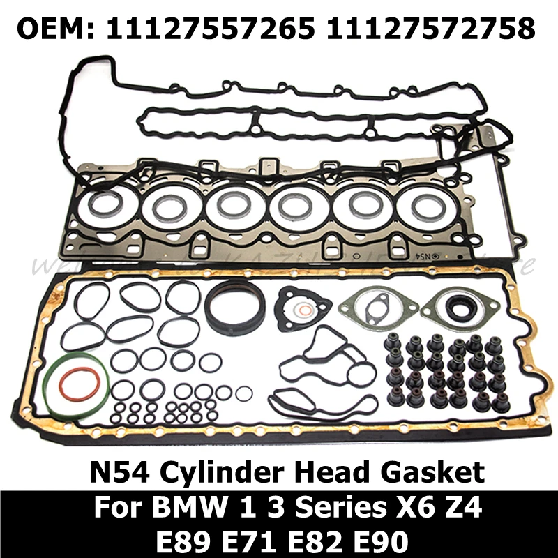 

11127557265 11127572758 Accessories Cylinder Head Gasket Repair Kits For BMW 1 3 Series X6 Z4 E89 E71 E82 E90 N54 Engine Parts