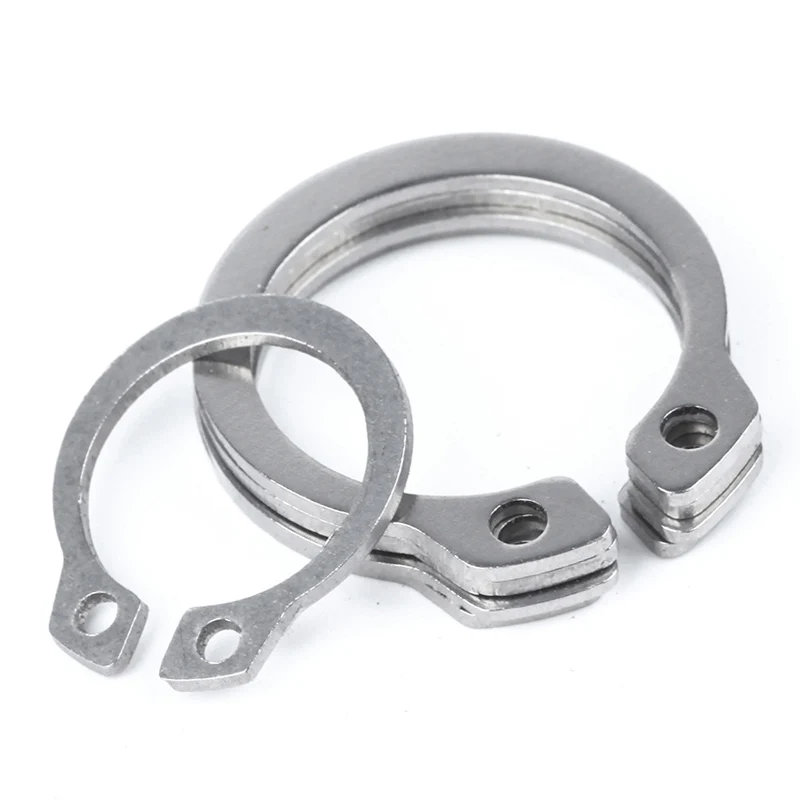 External Retaining Rings 304 Stainless Steel Clamp Spring Circlip Set M3-M150