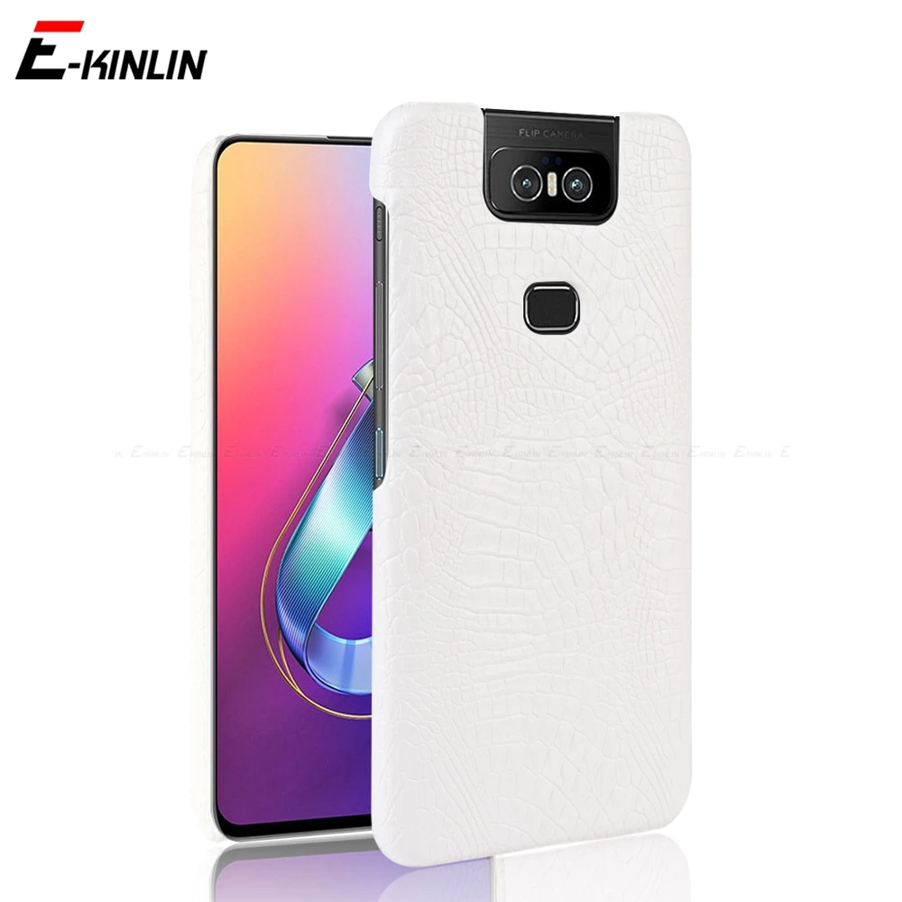 Чехол-книжка из искусственной кожи под змеиную кожу крокодила для Asus ZenFone 8Z 8 6 7 Pro ZS590KS ZS672KS ZS630KL ZS670KS ZS671KS