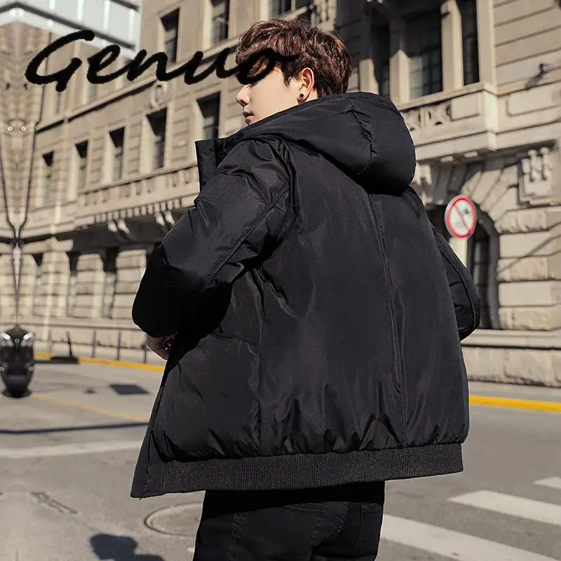 Genuo 2019 New Men\'s Jacket High Quality White Duck Coat Windproof Winter Jacket Men Snow Parka Homme Feather Jackets For Men