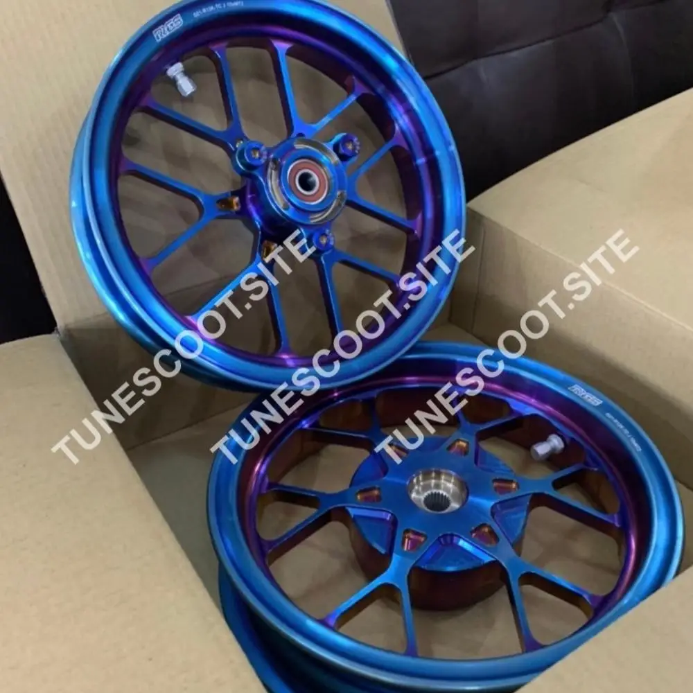 

DIO50 JISO Rims 10 Inch Racing Forged Aluminium RRGS Tuning Wheels Dio 50 Modified Replacement Tires Set Scooter Perfomance