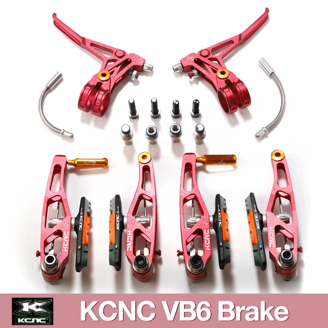 Kcnc V6 VB6新mtb自転車のvブレーキレバーとキャリパーバイクリムブレーキレバー超軽量340グラム完全にmatchine cncで設定 -  AliExpress