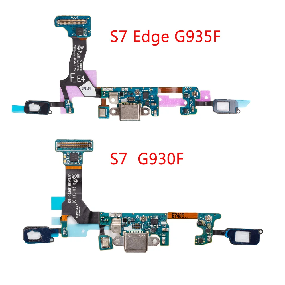 For Samsung Galaxy S7 Edge G930F G935F  USB Charging Port PCB Board Charger Dock Connector Flex Cable