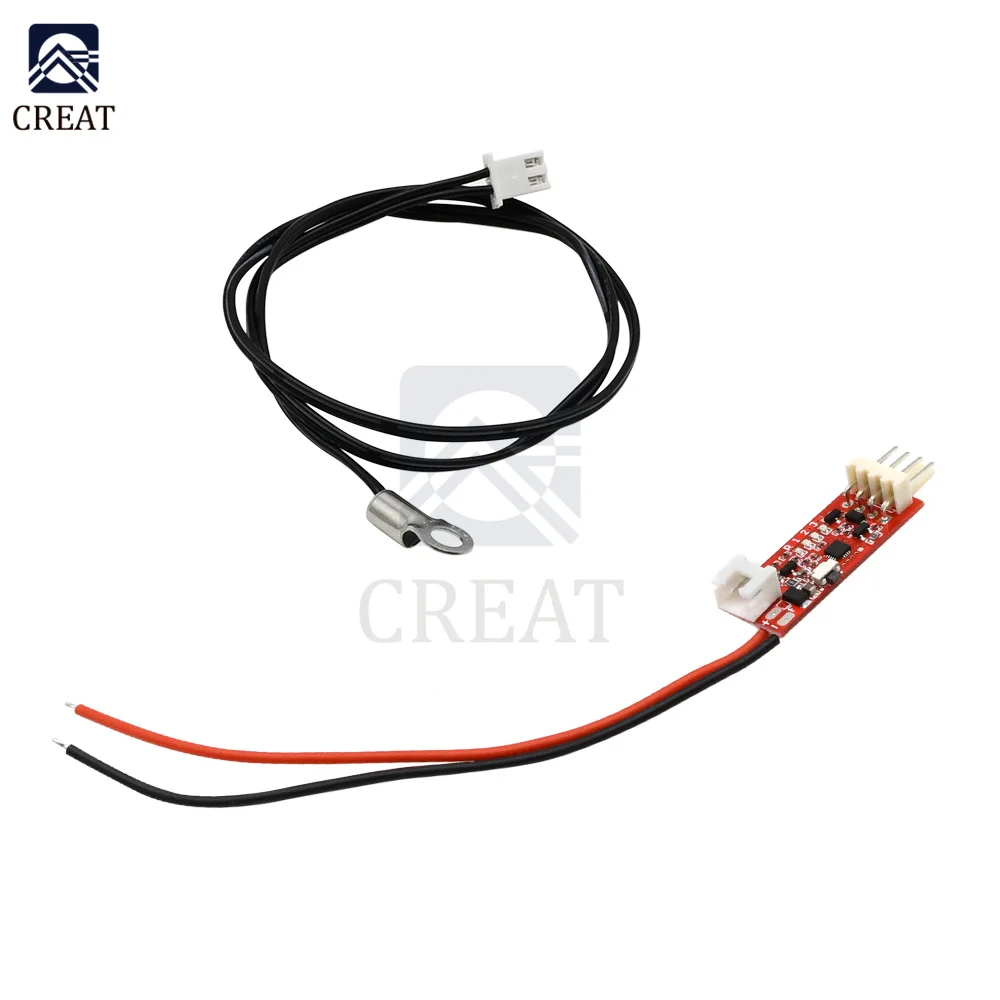 4 Wire PWM PC CPU Fan Temperature Speed Controller Governor Automatic Shutdown Module with Sensor Probe DC 12V