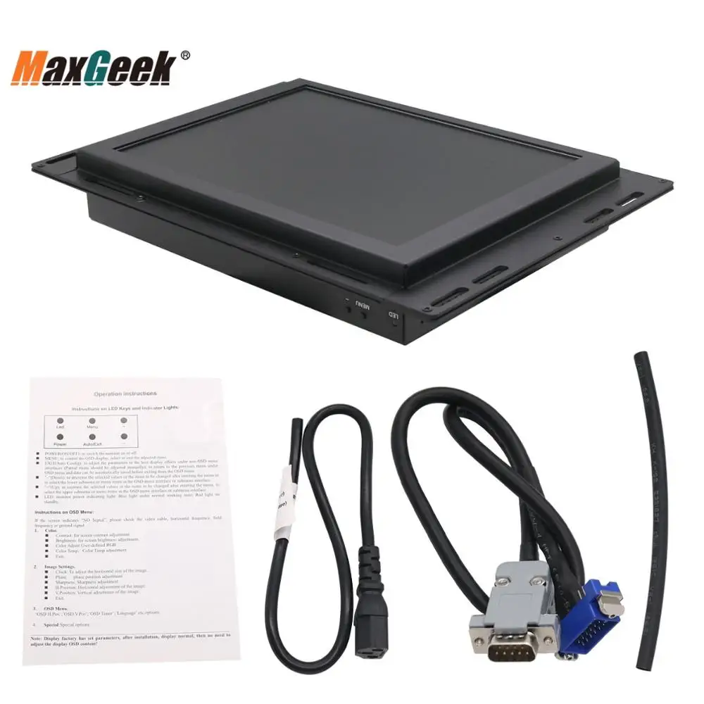 ЖК-экран Maxgeek A61L-0001-0074 A61L-0001-0094 A61L-0001-0096 Замена ЖК-дисплея для системы ЧПУ FANUC 14-дюймовый монитор CRT
