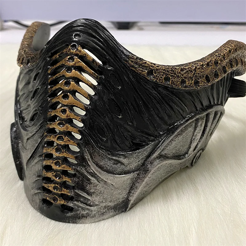 Mortal Kombat Cosplay Masks MK Scorpion Face Sub-Zero Resin Mask Unisex Halloween Cosplay Props