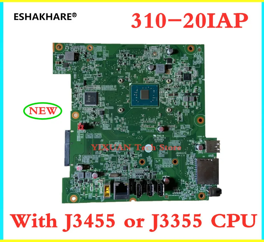 

For Lenovo AIO 310-20IAP All-in-On Motherboard FRU 01GJ213 01GJ214 01GJ216 With J3455 or J3355 CPU DDR3 100% tested fully work