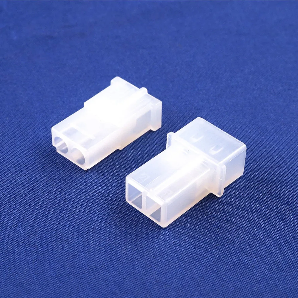 100 pcs Molex 5.08 mm 2 Pin 3 Pin Male Plug Housing Female Receptacle Housing IDE Power Connector Shell 0.20 in Computer Power