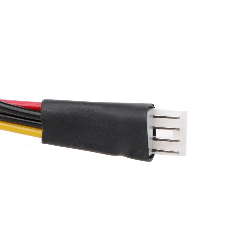 4-Pin FDD Floppy Male To 15-Pin SATA Female Converter Adapter Power Cable Cord