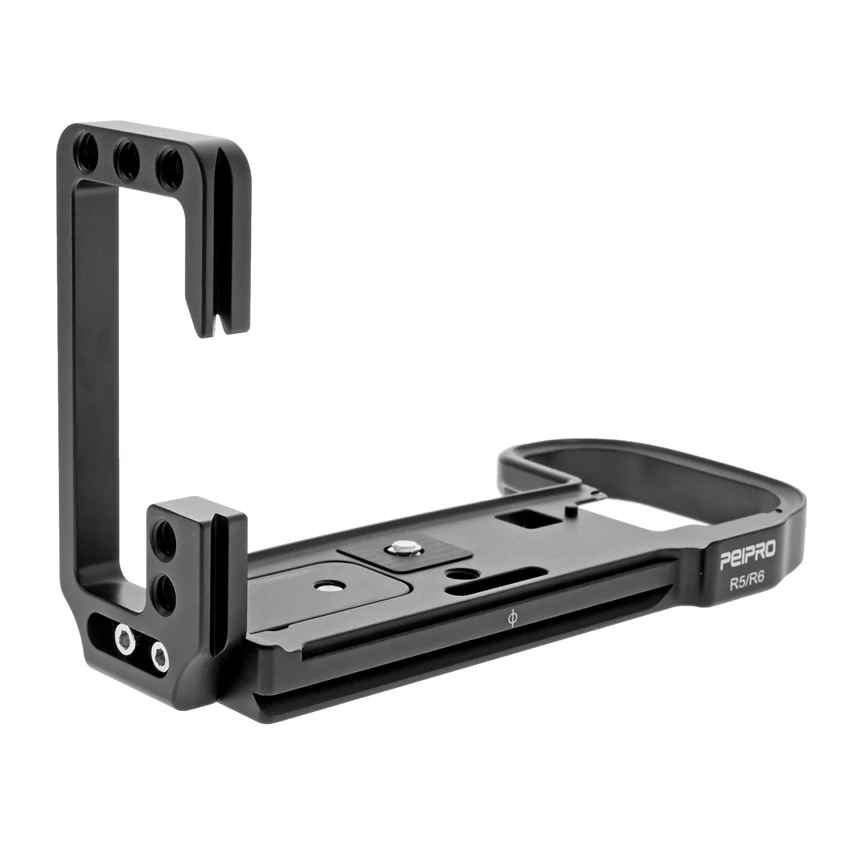 PEIPRO Aviation alloy aluminum quick Release L-plate bracket camera Hand Grip for CANON EOS R5 R6 R6II cameras