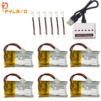 3.7v 100mah Lipo Battery and Charger For Cheerson Cx-10 Cx-10a FQ777-124 Hubsan Q4 Wltoys V272 Mini Rc Quadcopter Drone Battery