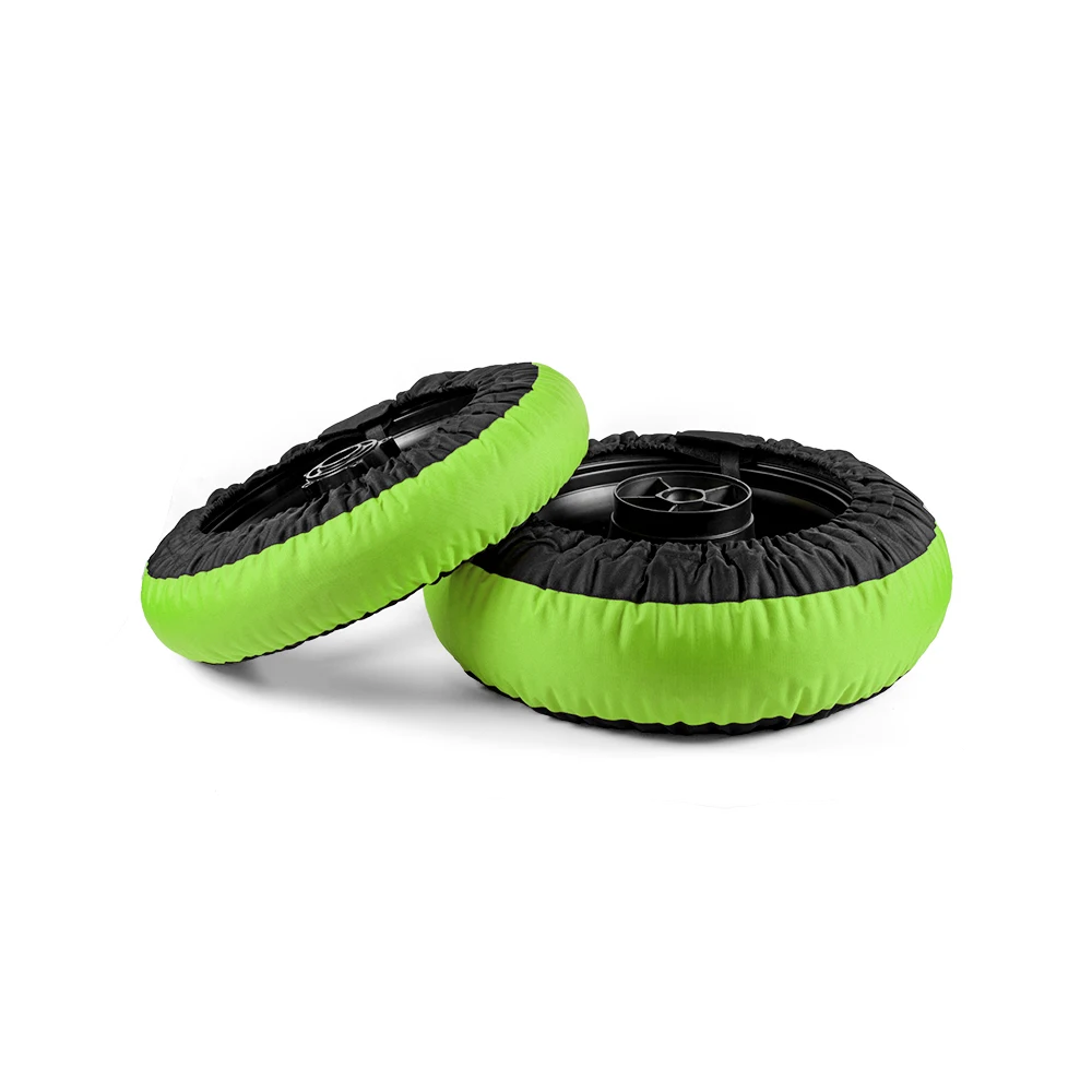 0-99 degree Adjustable Motorcycle Tyre Warmer Front& Rear 120/200 Digital Tire Warmer Electric Blankets Kawasaki Green