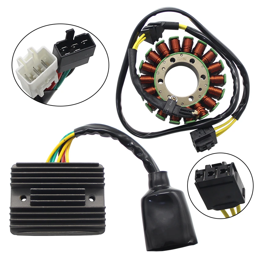 

Motorcycle Magneto Stator Coil +Voltage Regulator Rectifier For Honda CBR1100XX Blackbird 1999-2000 31120-MAT-E01 31600-MAT-E01