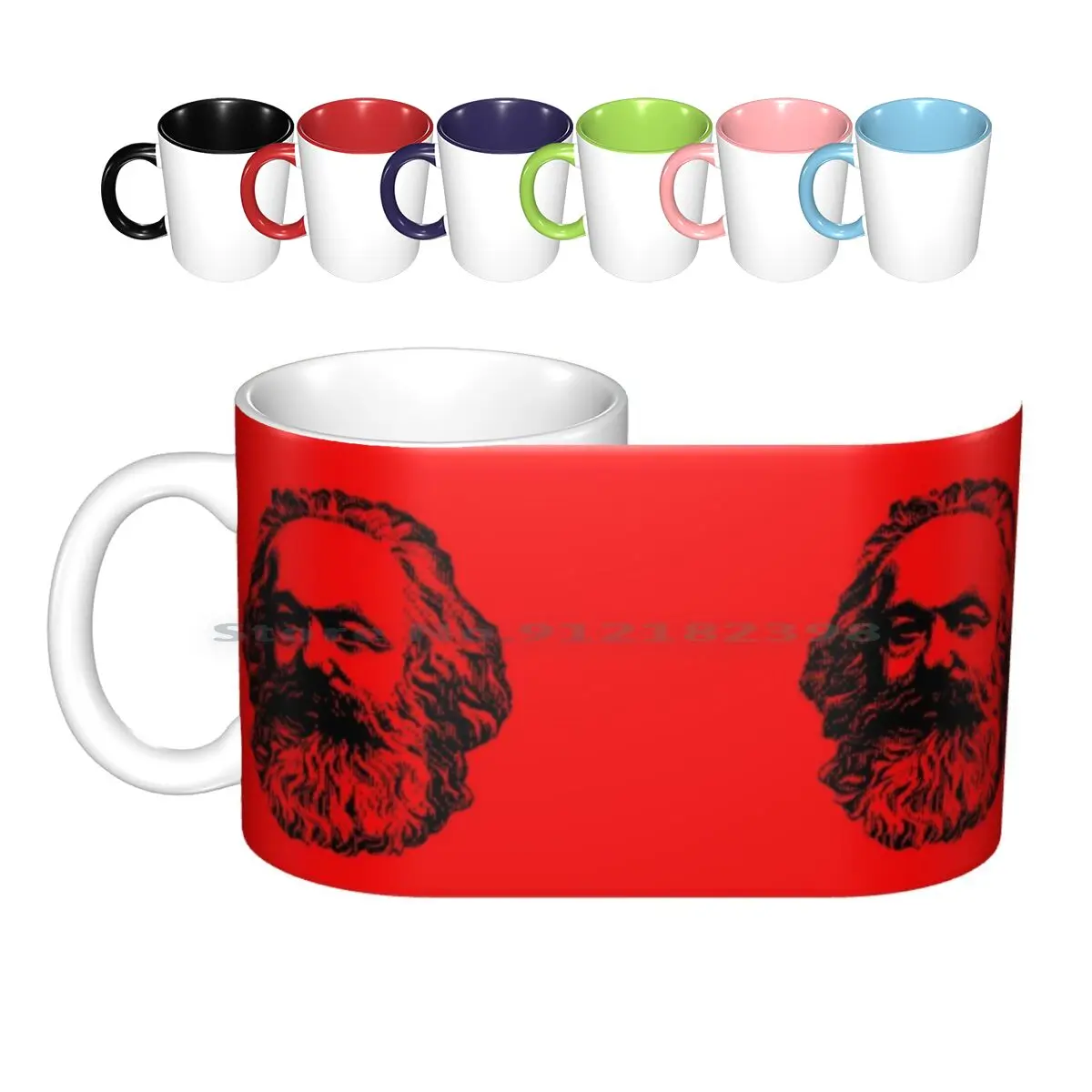 Marx Ceramic Mugs Coffee Cups Milk Tea Mug Russia Communism Soviet Revolution Revolt Socialism Equality Ussr Creative Trending