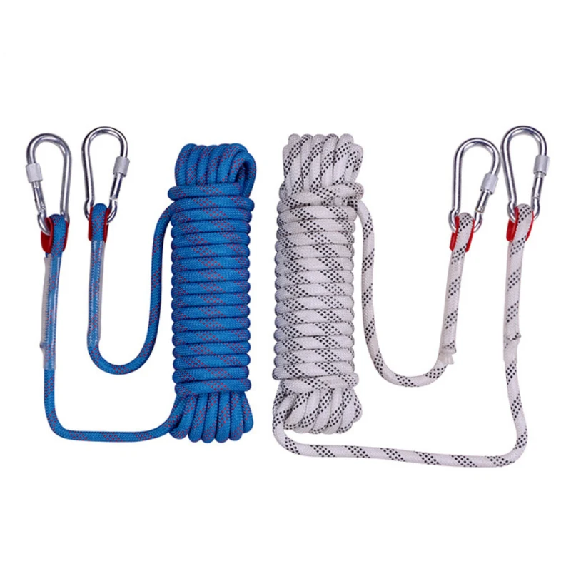 Outdoor Emergency Rope, Climbing Rope, Wear Resistant, High Strength, Hiking, 10m, 20m, 30m, 50m, 12mm Diameter