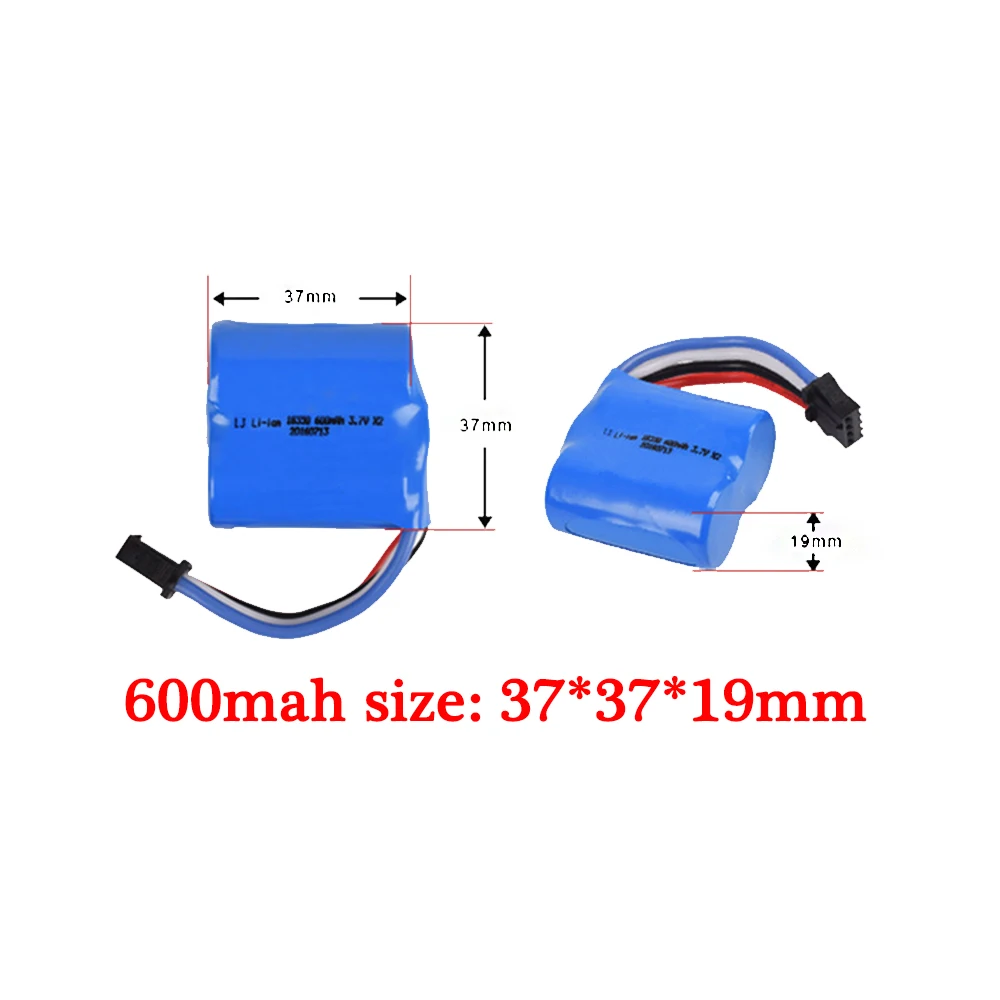 7.4V 600Mah / 1100MAH bateria SM-4P Plus dla UDI001 UDI002 UDI902 961 962 2.4G RC wyścigi łodzi łódź motorowa 18500 18350 baterie