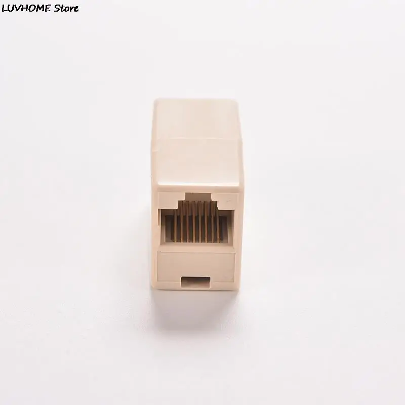 1 RJ45 Cat5 8P8C Socket Connector Coupler For Extension Broadband Ethernet Network LAN Cable Joiner Extender Plug