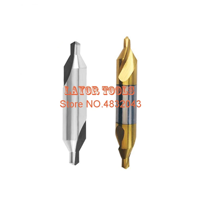 Center drill Chamfering Positioning A type 172 60 degree Coating titanium Countersink Metalworking CNC Mechanical lathe 10pcs