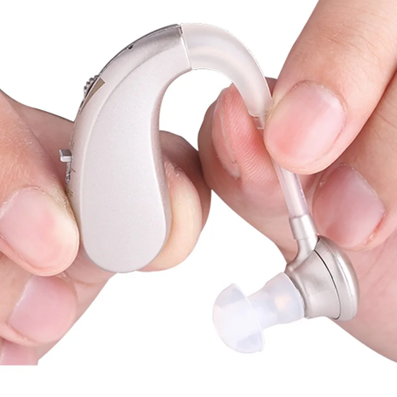 Rechargeable Mini Digital Hearing Aid Sound Amplifiers Wireless Ear Aids for Elderly Moderate to Severe Loss Audifonos