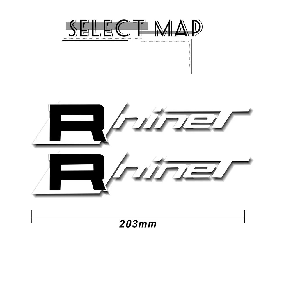 Pegatinas Motorcycle Reflective Stickers Body helmet fuel tank Waterproof logo decal For BMW RnineT r ninet r nine t