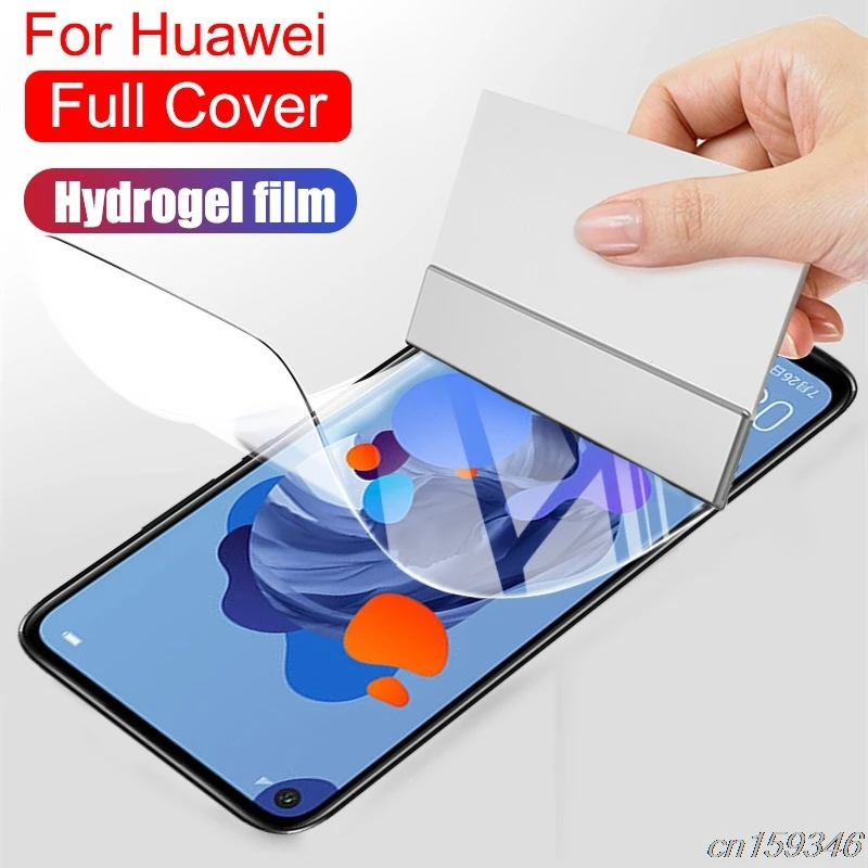 Full Cover Protective For Huawei Nova 7 Pro 6 SE Hydrogel Film Screen Protector Huawei Nova 3 3E 3i 4 4E 5 5i 5T Film Not Glass