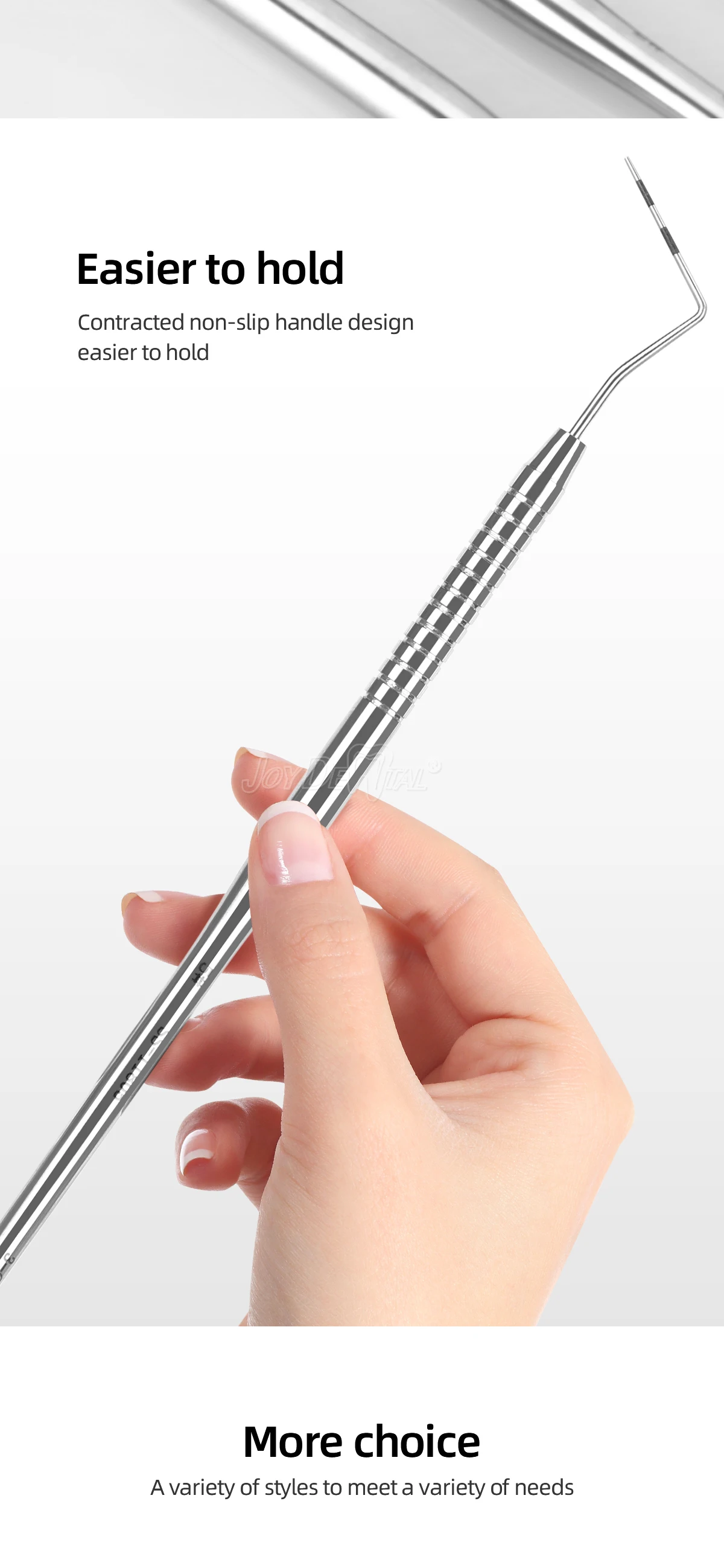 1PC Dental Parodontale Sonde mit Skala Edelstahl Instrument Werkzeug Endodontie Ausrüstung Sonde 1/2/3/4/5/6/7/8 # Länge 16 cm – Detail 3