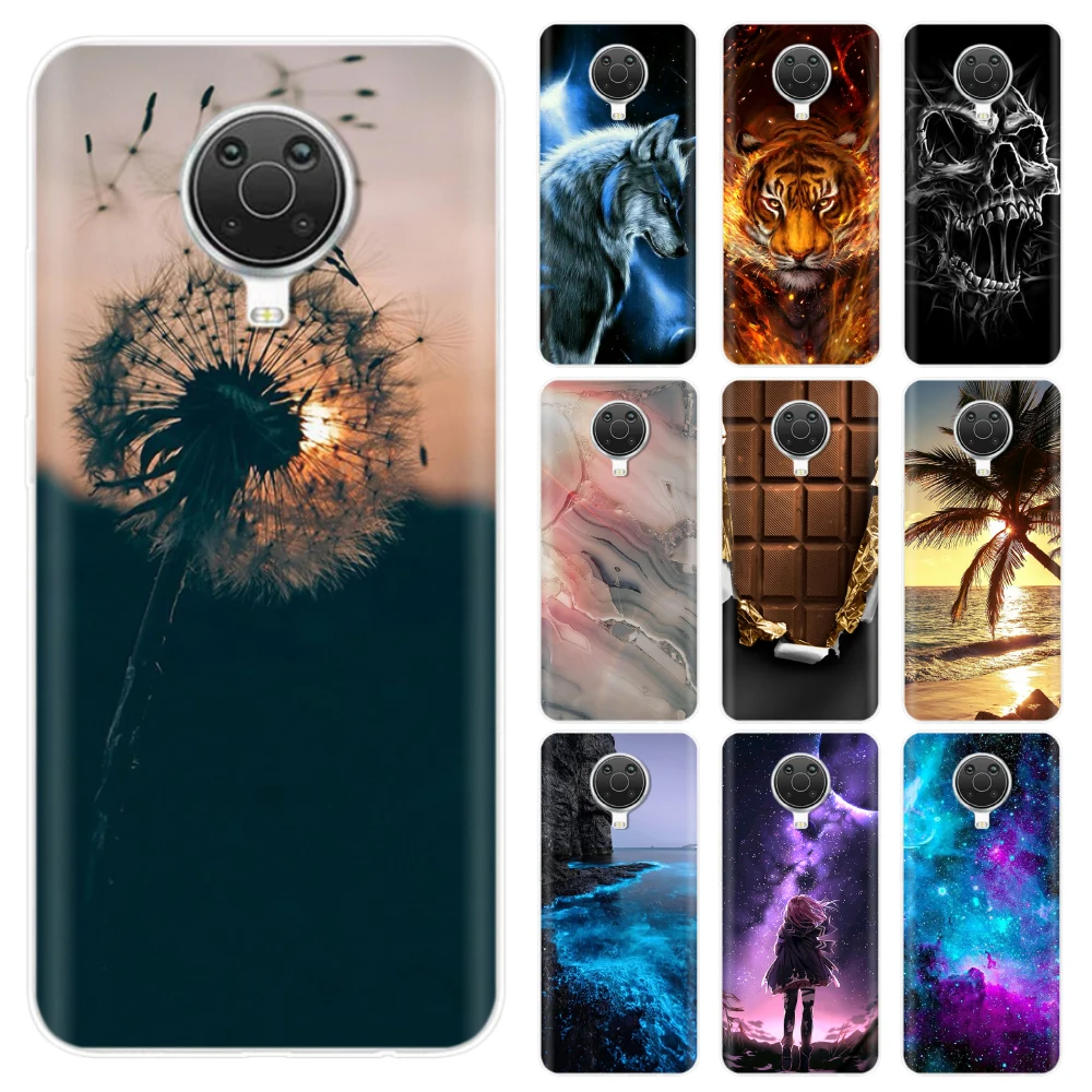 For Nokia G20 Case 6.5 inch Silicone Soft TPU tiger back Cover for Nokia G10 G20 Phone Case Covers for NokiaG20 G 20 2021 Bumper