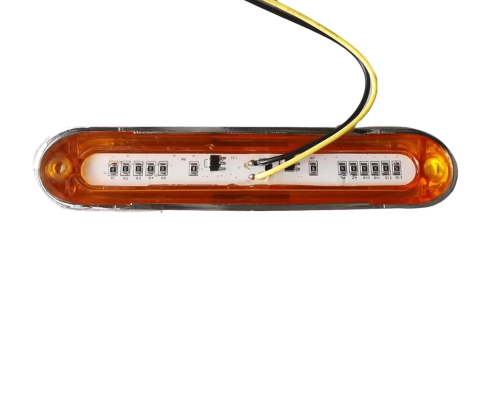 4x Truck led light Guide Side Marker lights Clearance tail Lamp 12V 24V external lights Car Trailer Rear Lights caravan  lamp image 4