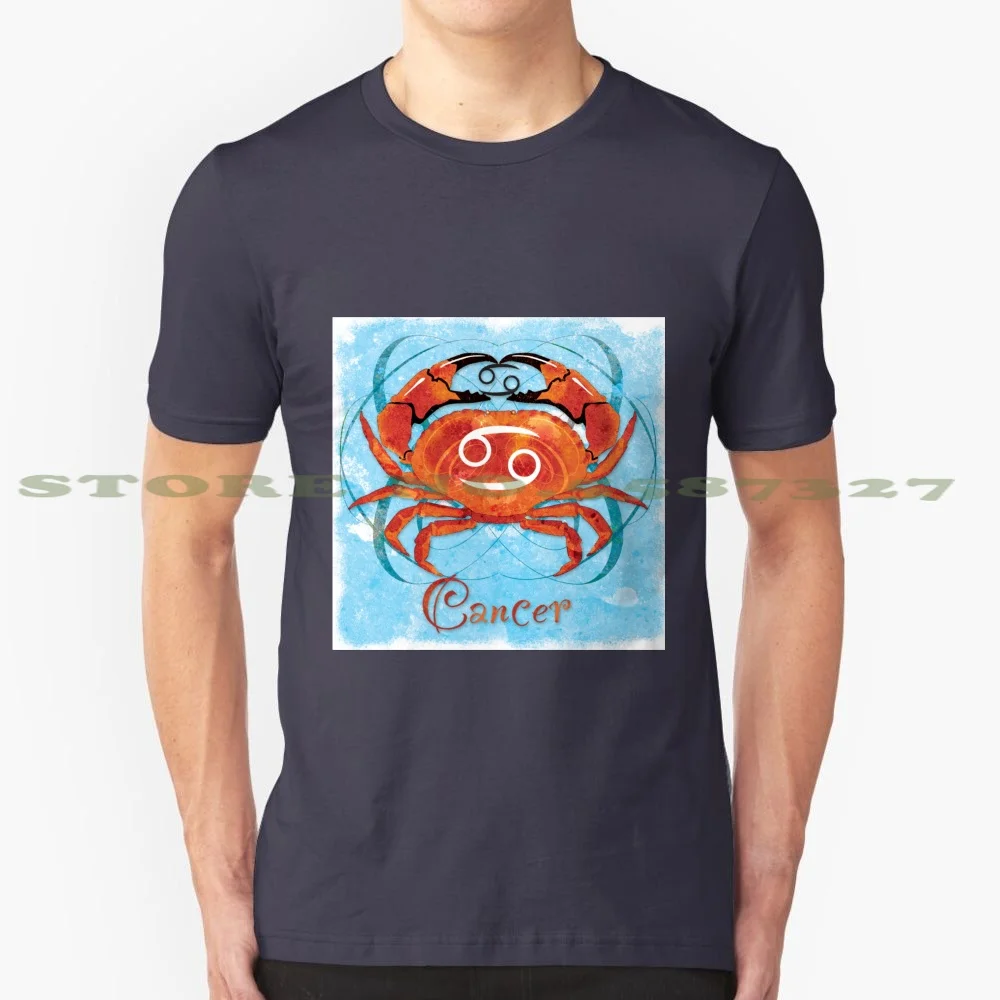 Cancer 100% Cotton T-Shirt Zodiac Aquarius Capricorn Pisces Scorpio Saggitarius Aries Leo Taurus Cancer Gemini Virgo Daniel