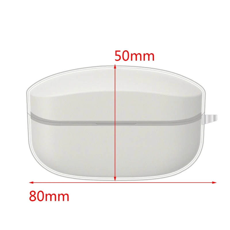 Transparent TPU Case Cover Compatible with Sony WF-1000XM4 Earbuds Charging Case with Keychain Protective Dustproof