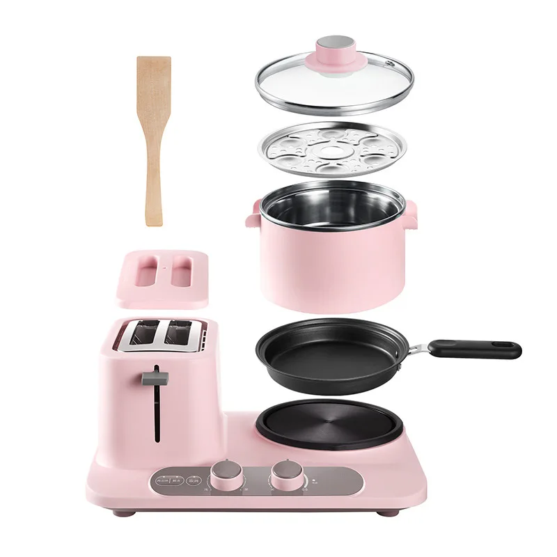 

Breakfast Machine Multifunctional Three-in-one Family Sandwich Dormitory Pot Student Pot Electric Heating Pot Pizza Frying Pan