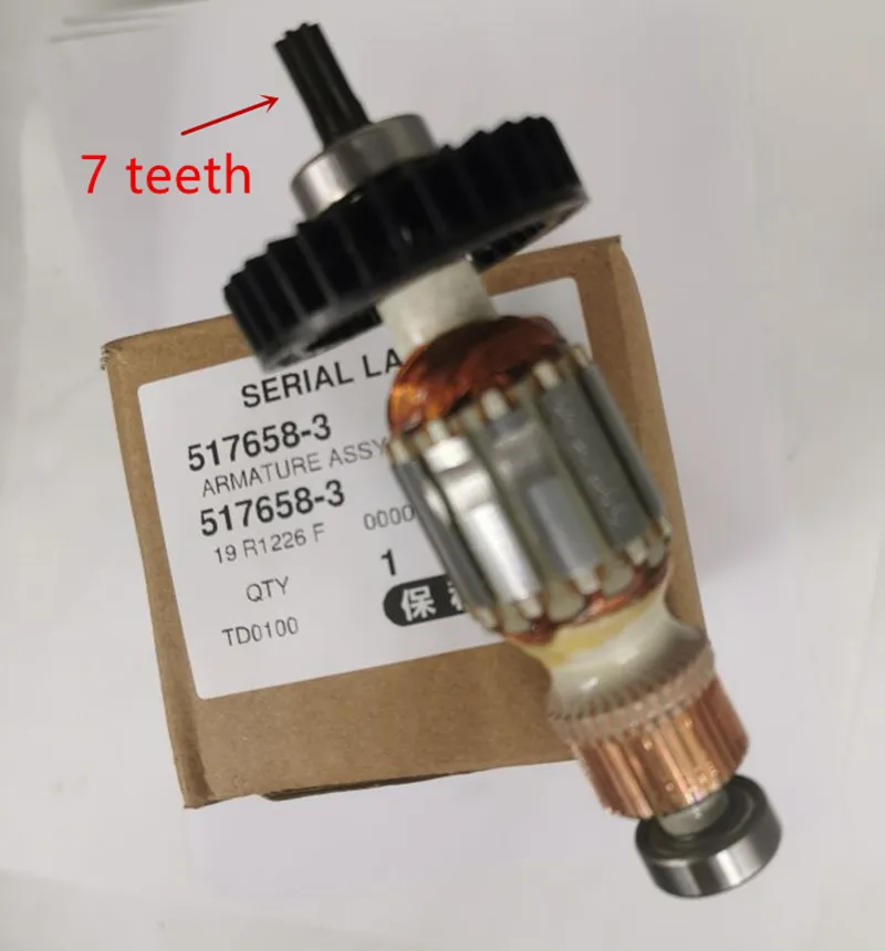 

ARMATURE 220V Rotor 517658-3 Replace For Makita TD0101 TD0100 TD0101F 517659-1