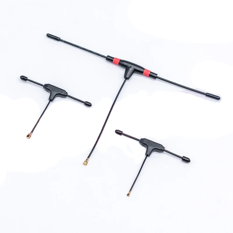 915MHZ T Antenna IPEX1 IPEX4 Connector for TBS Crossfire Nano RX Frsky Remote Control Receiver FPV Racing Drone Long Range