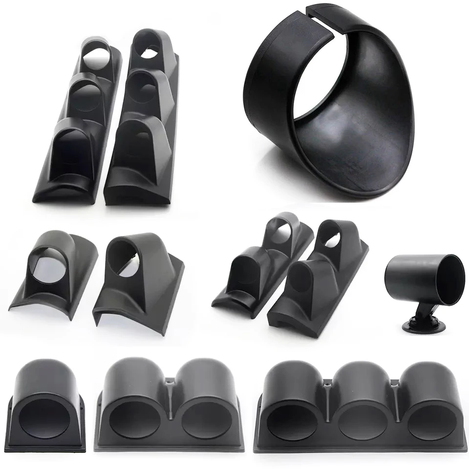 

2" 52mm Single/Double/Triple Hole Dash Gauge Pod Mount Holder Cabon Fiber Black Universal Car Styling Automotive Accessories