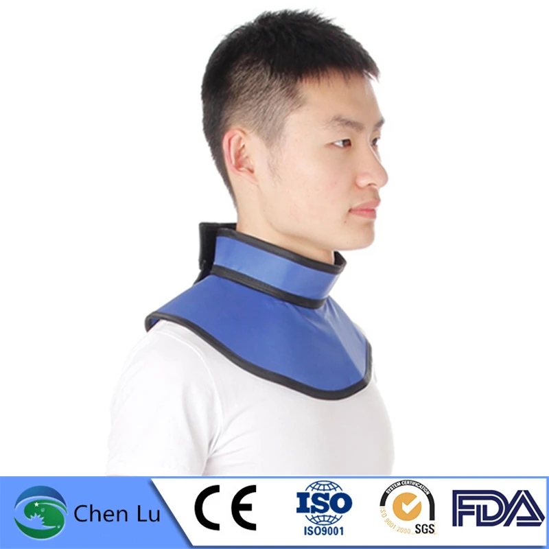 Genuine gamma ray x-ray radiation shielding all-round protective thyroid collar nuclear radiation protective 0.5mmpb lead collar