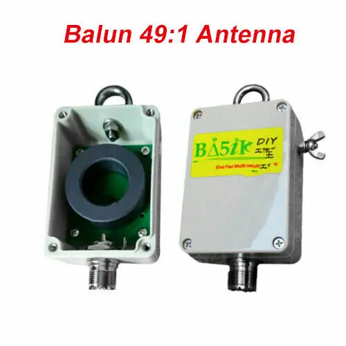 Latest verison 1:49 - 49:1 Balun For HF Short wave Four Band  5-35MHZ End Fed Half-Wave EFHW antenna 100W HAM